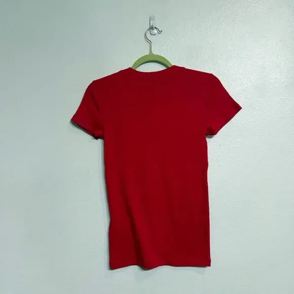 Ralph Lauren Sport Engine Red V-Neck Tee Sz S NWOT - Picture 10 of 13